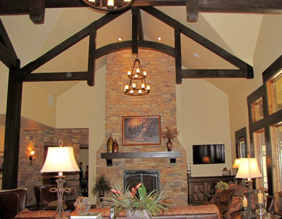 Decorative Mantle and Truss